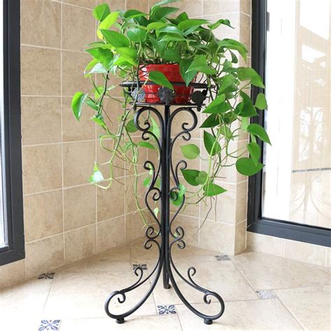 metal garden pot holders for side of the house|outdoor planter stands plant holders.